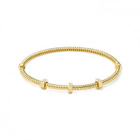 Браслет из лимонного золота КЮЗ Del'ta Dдф7701953рл с фианитом Dдф7701953рл фото