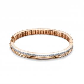 Золотой браслет КЮЗ Del'ta Dдф7702010р с фианитом Dдф7702010р фото