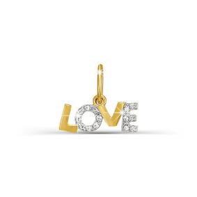 Подвеска из лимонного золота КЮЗ Del'ta Dл031129 с фианитом Dл031129 фото