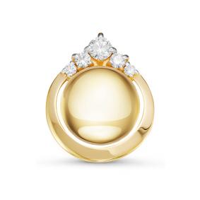 Подвеска из лимонного золота КЮЗ Del'ta Dл035769 с фианитом Dл035769 фото