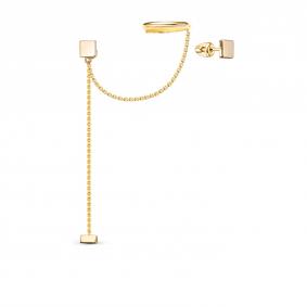 Золотые серьги КЮЗ Del'ta Dл0507508 Dл0507508 фото