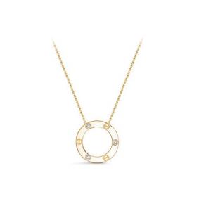 Колье из лимонного золота КЮЗ Del'ta Dл0702602 с фианитом Dл0702602 фото