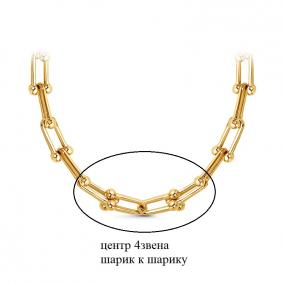 Dл0704195 Колье Золото 585° (красное) Dл0704195 фото