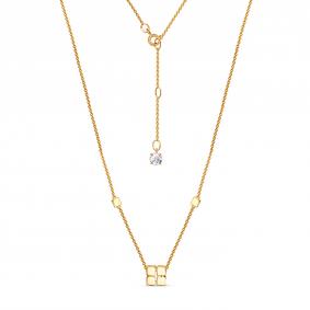 Dл0706150 Колье Золото 585° (красное) Dл0706150 фото