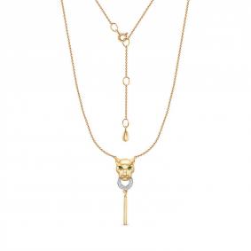 Dл0706575 Колье Золото 585° (красное) Dл0706575 фото