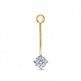 Dл190168 Пирсинг Золото 585° (красное) Dл190168 фото