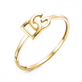 Кольцо из лимонного золота КЮЗ Del'ta Dл2105234 Dл2105234 фото