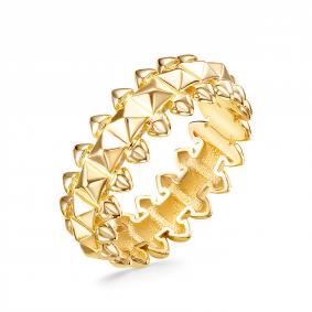 Кольцо из лимонного золота КЮЗ Del'ta Dл2106312 Dл2106312 фото