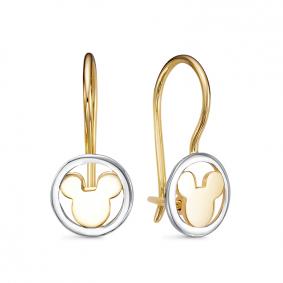 Серьги из лимонного золота КЮЗ Del'ta Dл2204383 Dл2204383 фото