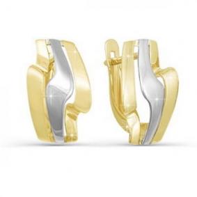 Серьги из лимонного золота КЮЗ Del'ta Dл220551 Dл220551 фото