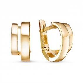 Серьги из лимонного золота КЮЗ Del'ta Dл2205563 Dл2205563 фото