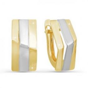 Серьги из лимонного золота КЮЗ Del'ta Dл220569 Dл220569 фото