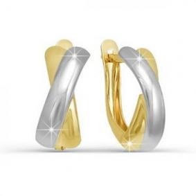 Серьги из лимонного золота КЮЗ Del'ta Dл220639 Dл220639 фото