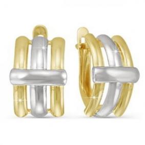 Серьги из лимонного золота КЮЗ Del'ta Dл220652 Dл220652 фото