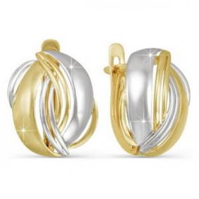 Серьги из лимонного золота КЮЗ Del'ta Dл220661 Dл220661 фото