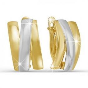 Серьги из лимонного золота КЮЗ Del'ta Dл220707 Dл220707 фото