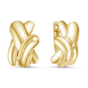 Серьги из лимонного золота КЮЗ Del'ta Dл221057 Dл221057 фото