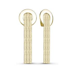 Серьги из лимонного золота КЮЗ Del'ta Dл221658 Dл221658 фото