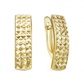 Серьги из лимонного золота КЮЗ Del'ta Dл222193 Dл222193 фото