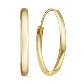 Серьги из лимонного золота КЮЗ Del'ta Dл520105-35 Dл520105-35 фото