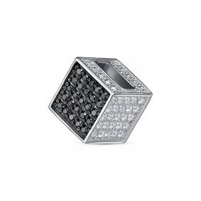 Серебряная подвеска КЮЗ Del'ta Dс0307037 с фианитом Dс0307037 фото