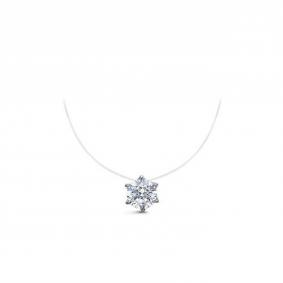 Колье на леске КЮЗ Del'ta с фианитом Dс0701642 Dс0701642 фото