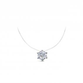 Колье на леске КЮЗ Del'ta с фианитом Dс0701644 Dс0701644 фото