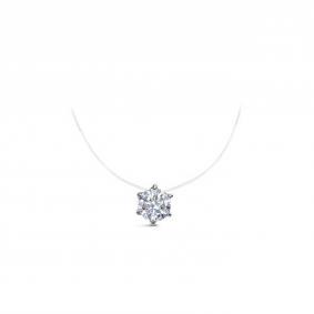 Колье на леске КЮЗ Del'ta с фианитом Dс0701645 Dс0701645 фото