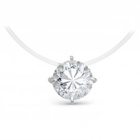 Колье на леске КЮЗ Del'ta с фианитом Dс070236 Dс070236 фото