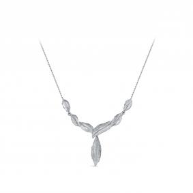 Серебряное колье КЮЗ Del'ta Dс0703655 с фианитом Dс0703655 фото