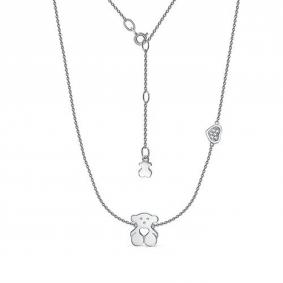 Серебряное колье КЮЗ Del'ta Dс0705493 с фианитом Dс0705493 фото