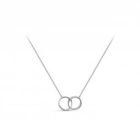 Серебряное колье КЮЗ Del'ta Dс071142-к с фианитом Dс071142-к фото