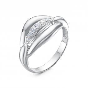 Серебряное кольцо КЮЗ Del'ta Dс1100379 с фианитом Dс1100379 фото