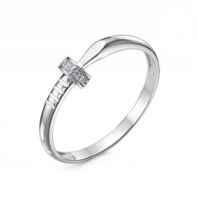 Серебряное кольцо КЮЗ Del'ta Dс1103848 с фианитом Dс1103848 фото