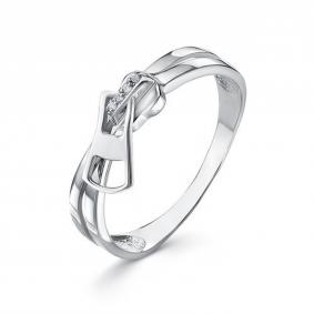 Серебряное кольцо КЮЗ Del'ta Dс1104499 с фианитом Dс1104499 фото