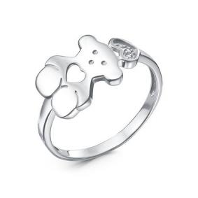 Серебряное кольцо КЮЗ Del'ta Dс1105493 с фианитом Dс1105493 фото