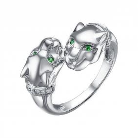 Серебряное кольцо КЮЗ Del'ta Dс1106559 с фианитом Dс1106559 фото