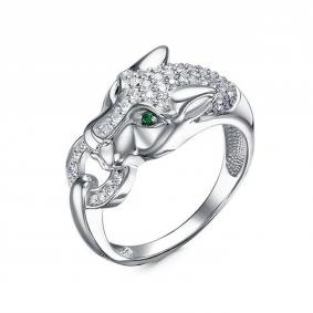 Серебряное кольцо КЮЗ Del'ta Dс1106570 с фианитом Dс1106570 фото