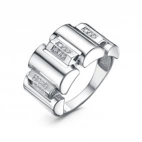 Серебряное кольцо КЮЗ Del'ta Dс1107326 с фианитом Dс1107326 фото