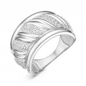 Серебряное кольцо КЮЗ Del'ta Dс116041 с фианитом Dс116041 фото