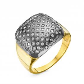 Кольцо из лимонного серебра КЮЗ Del'ta Dс118971пзж с фианитом Dс118971пзж фото