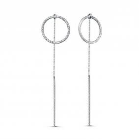 Серебряные серьги КЮЗ Del'ta Dс141004 Dс141004 фото