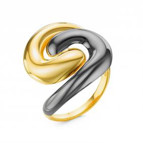 Кольцо из лимонного серебра КЮЗ Del'ta Dс212277пзж Dс212277пзж фото