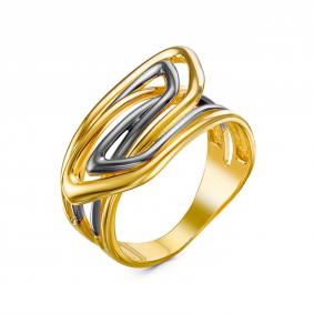 Кольцо из лимонного серебра КЮЗ Del'ta Dс212514пзж Dс212514пзж фото