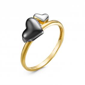 Кольцо из лимонного серебра КЮЗ Del'ta Dс212755пзж Dс212755пзж фото