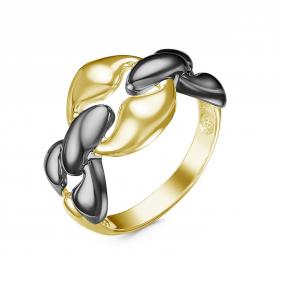 Кольцо из лимонного серебра КЮЗ Del'ta Dс213073пзж Dс213073пзж фото