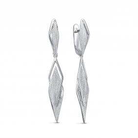 Серебряные серьги КЮЗ Del'ta Dс2202080 Dс2202080 фото