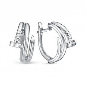 Серебряные серьги КЮЗ Del'ta Dс2205302 Dс2205302 фото