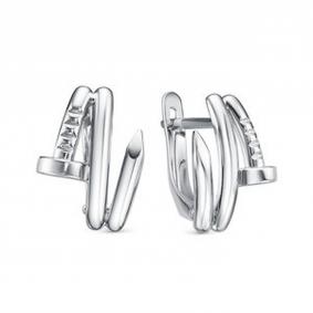 Серебряные серьги КЮЗ Del'ta Dс2205303 Dс2205303 фото