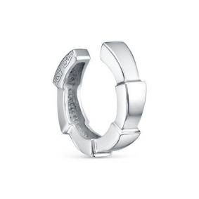 Одиночная серьга из серебра КЮЗ Del'ta Dс2206911 Dс2206911 фото